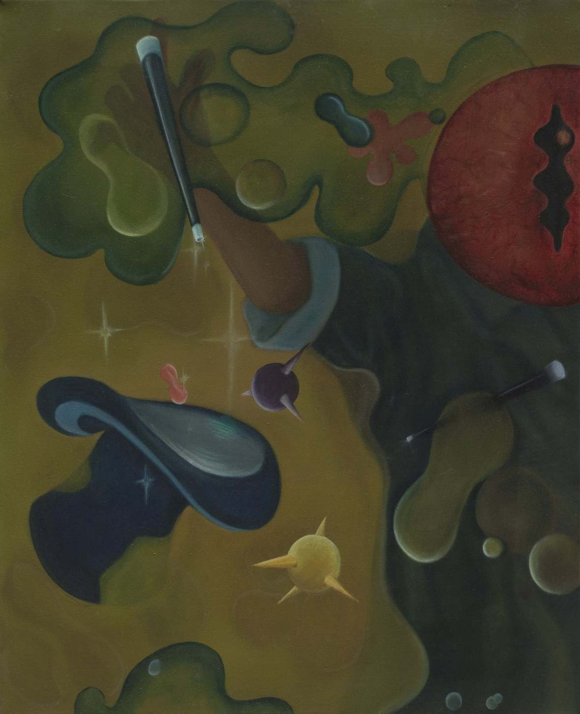 Enchantment. Oil on canvas, 32 × 26 in, 2017.