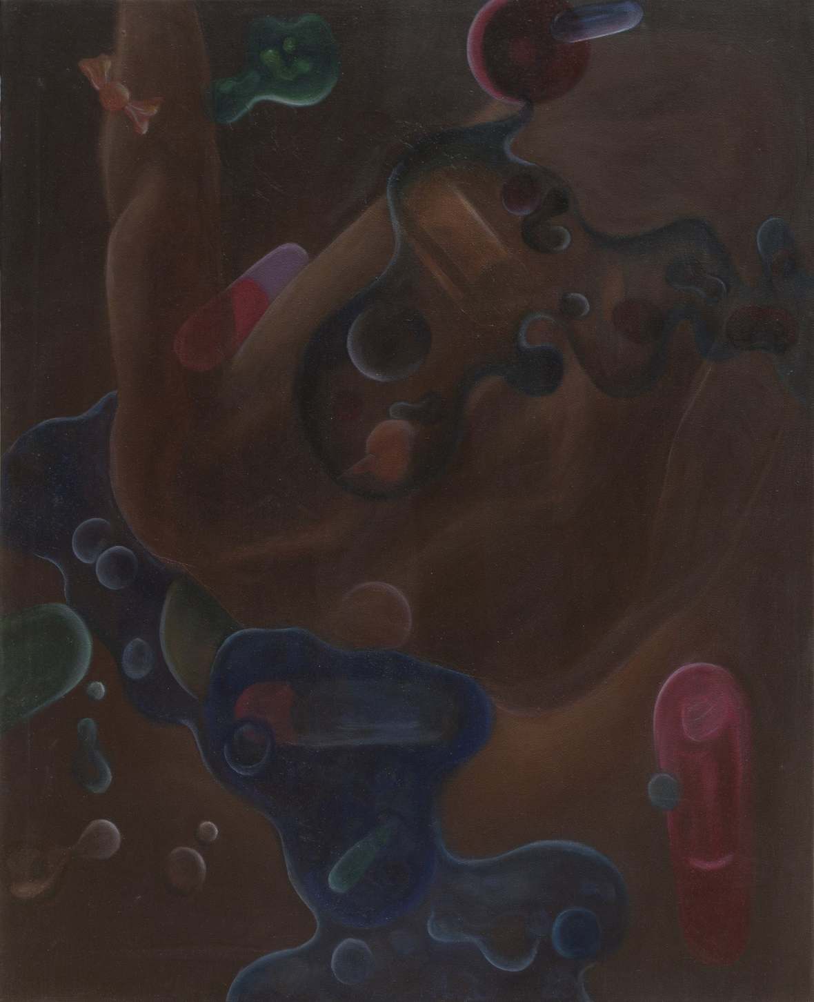 Apozem. Oil on canvas, 32 × 26 in, 2017.