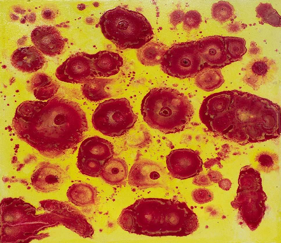 Cells — Watercolour and charcoal on paper